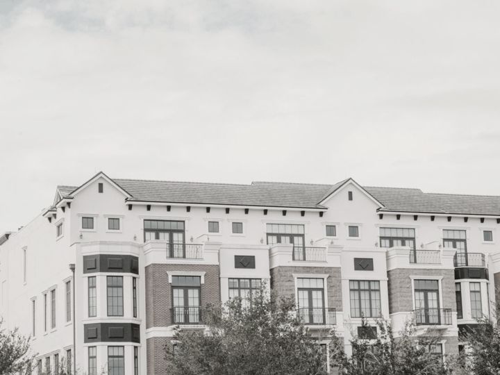 Contemporary luxury residential building — residential parking and valet